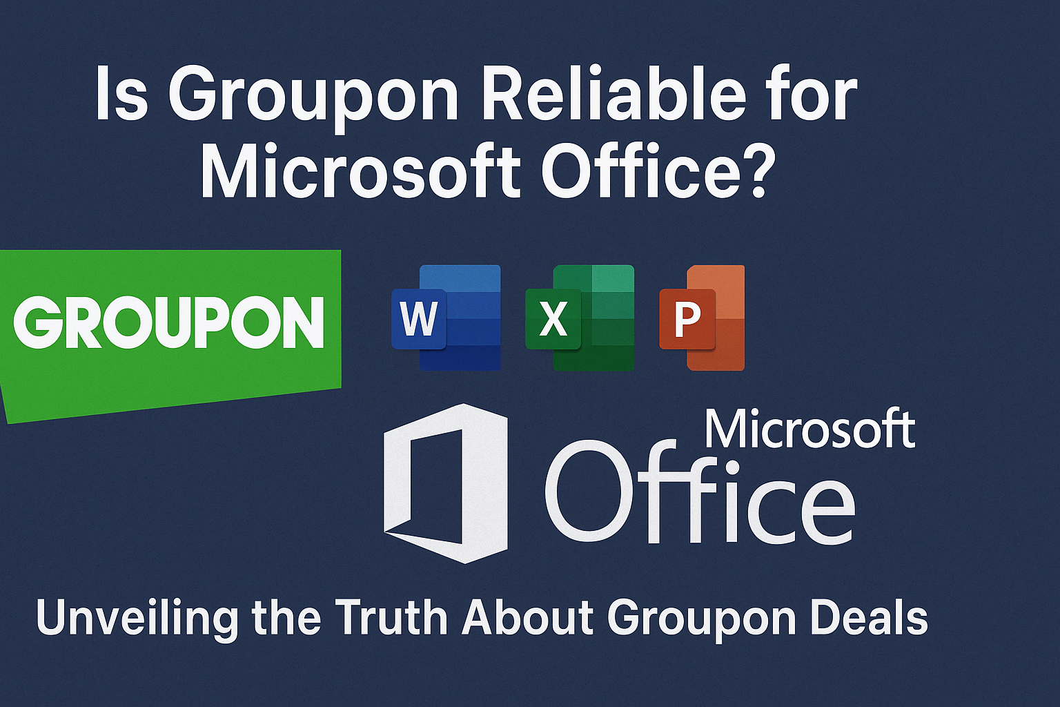 Is Groupon Reliable for Microsoft Office