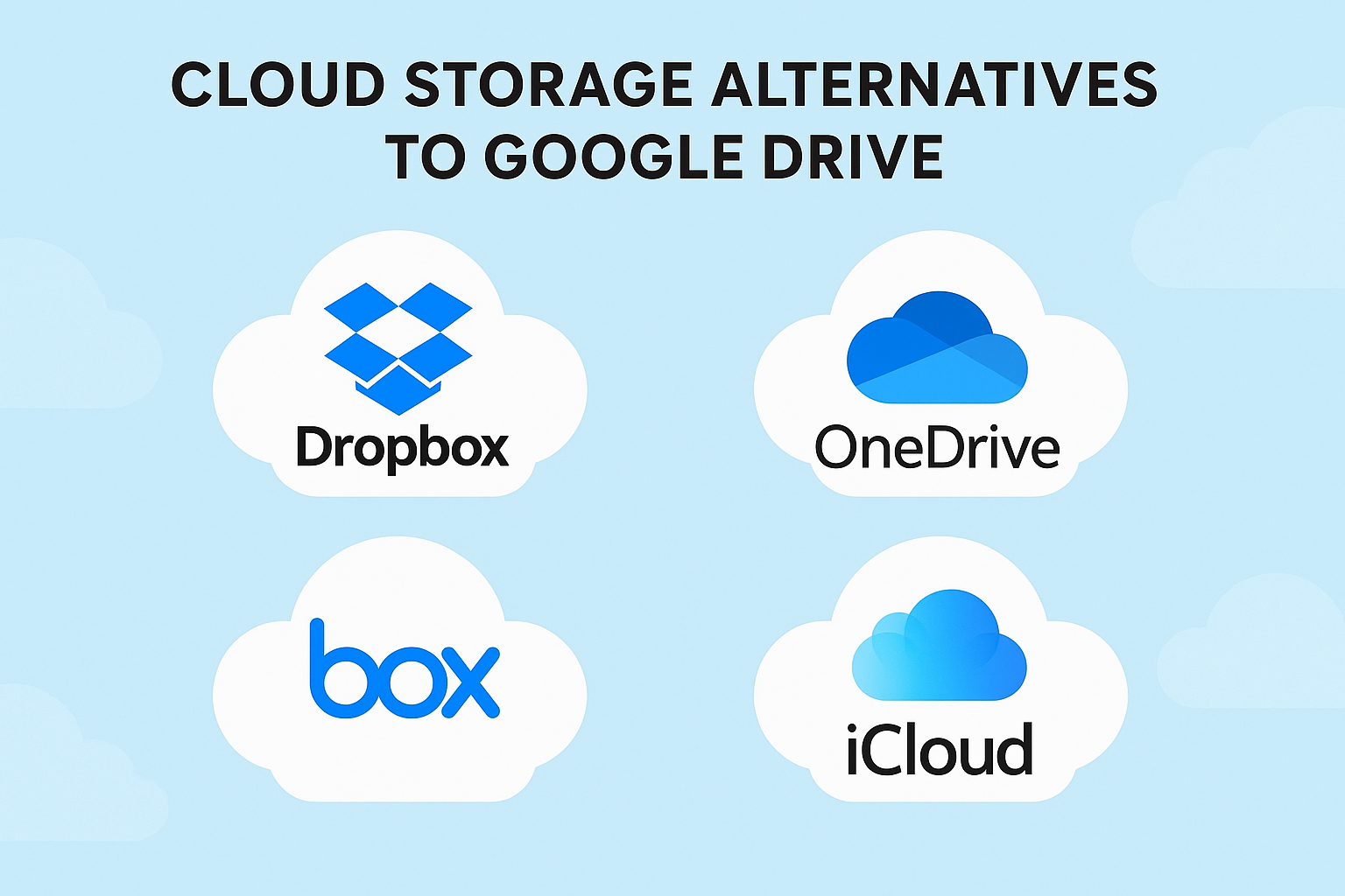 Cloud Storage Alternatives to Google Drive