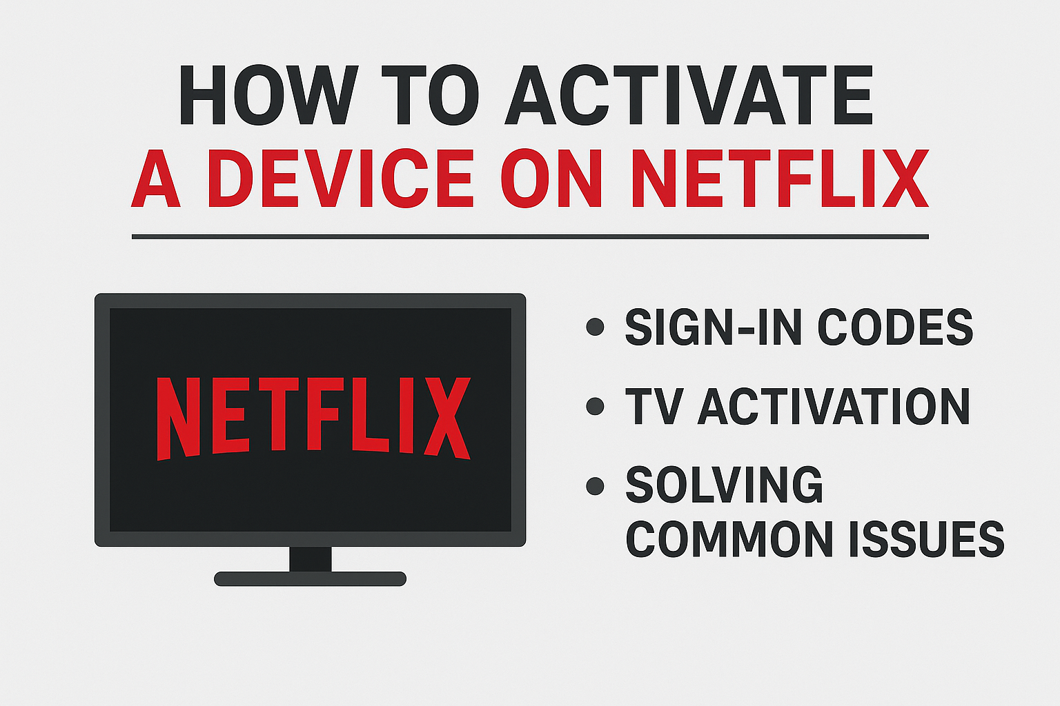 How to Activate a Device on Netflix