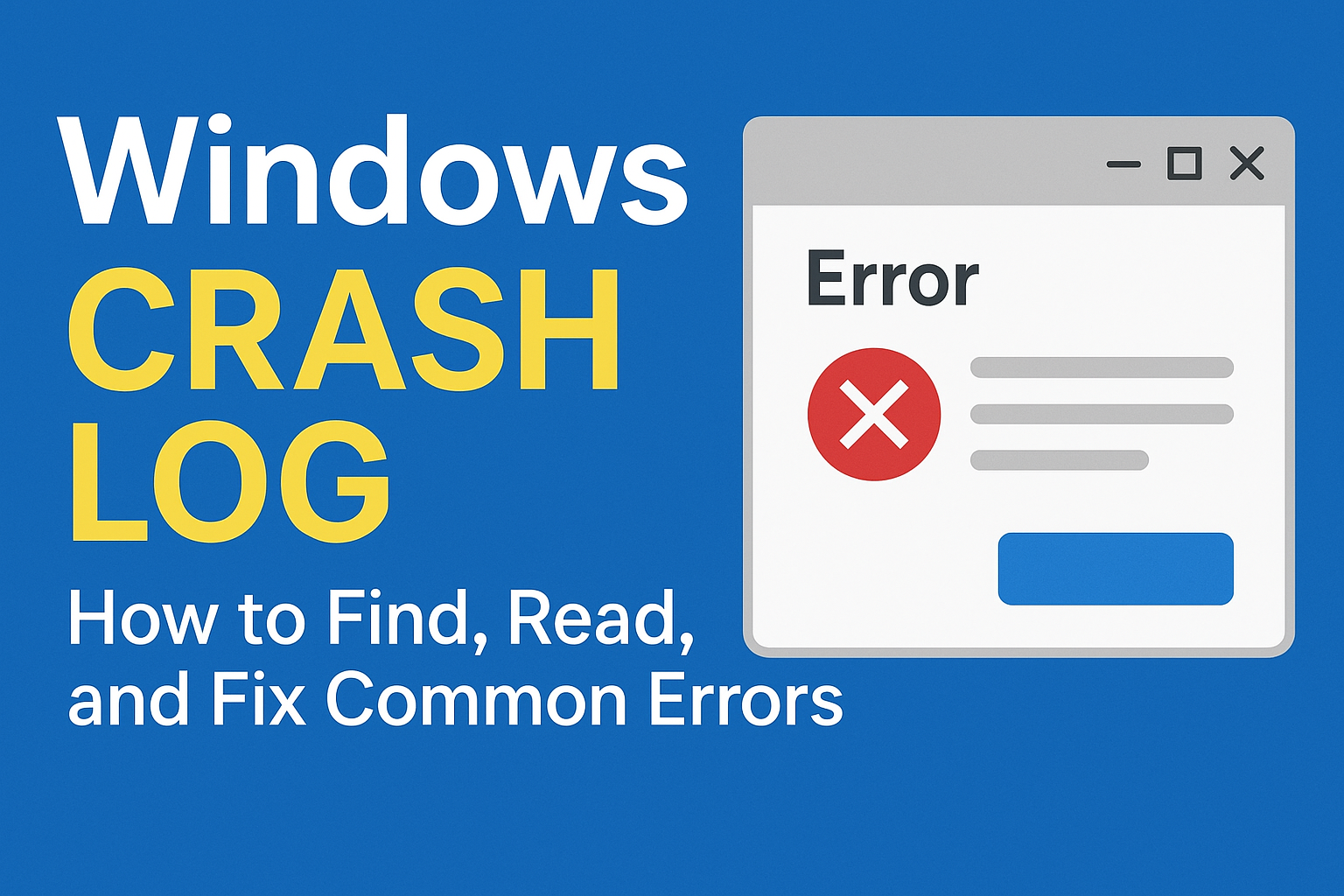 Windows Crash Log